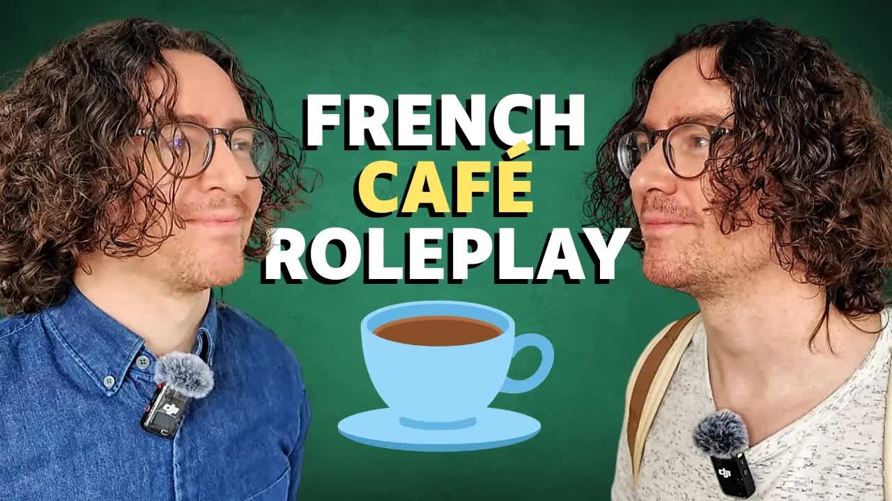 Commander dans un café en français