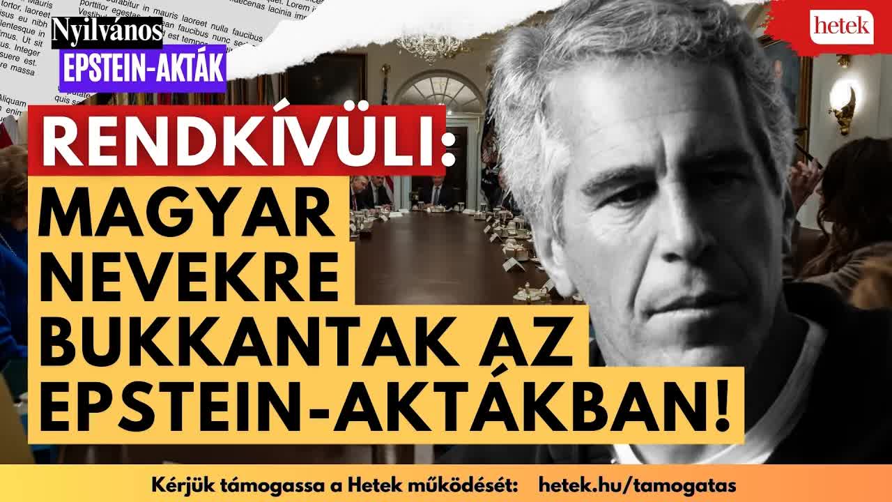 Epstein-akták magyar nevei és budapesti kapcsolatok