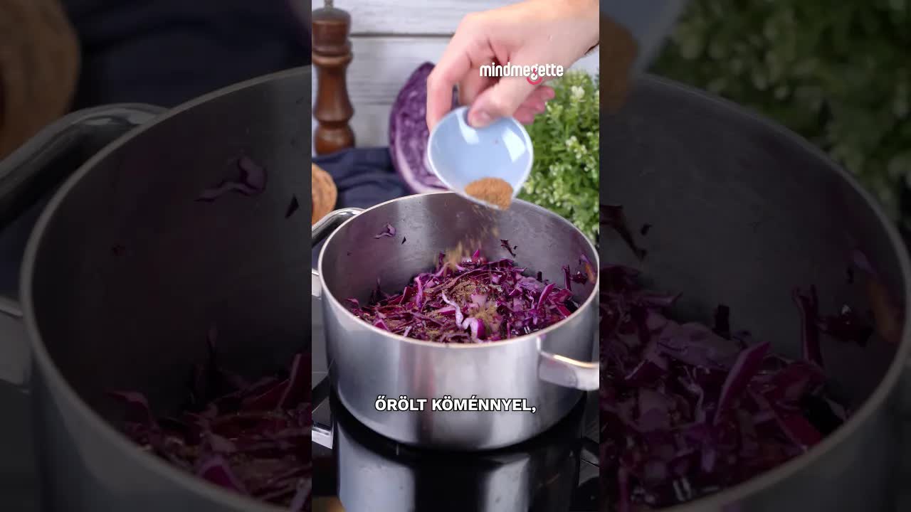 Párolt lila káposzta recept sült húsokhoz