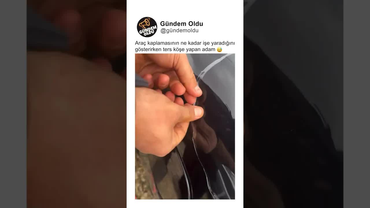 Araba Kaplaması Testinde Beklenmedik Kaza