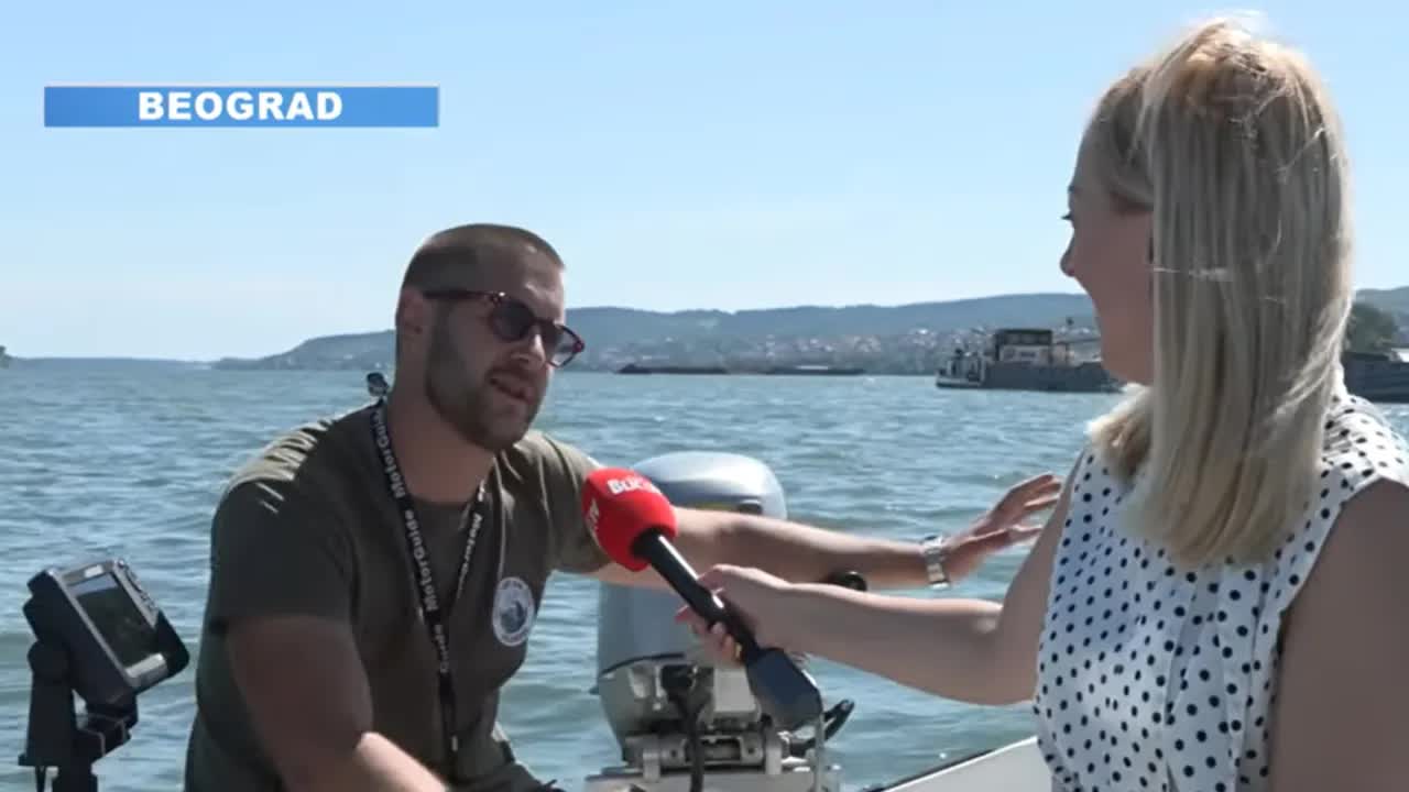 Urbani ribolov na Dunavu kod Pančevačkog mosta