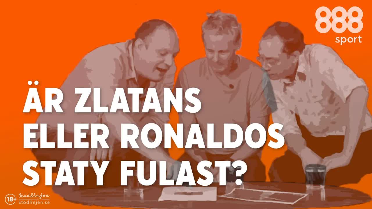 Diskussion om Zlatans och Ronaldos statyer