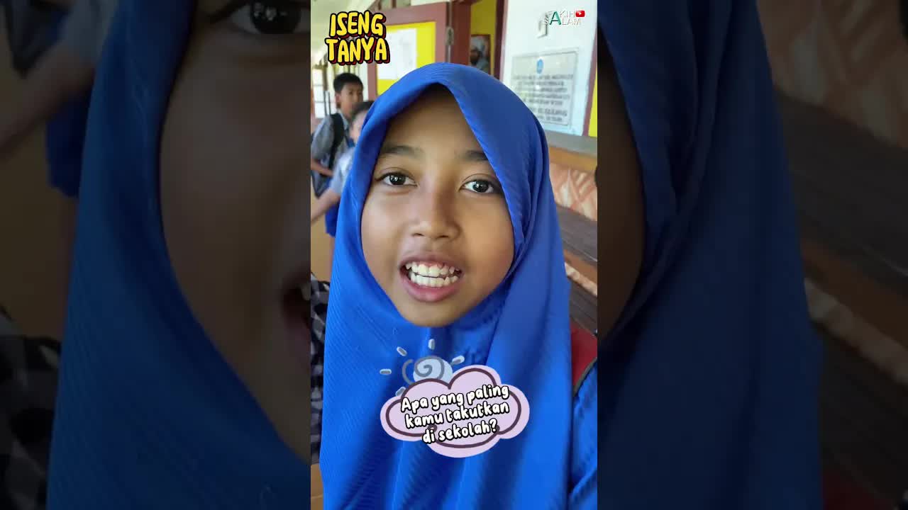 Apa yang kamu takuti di sekolah?