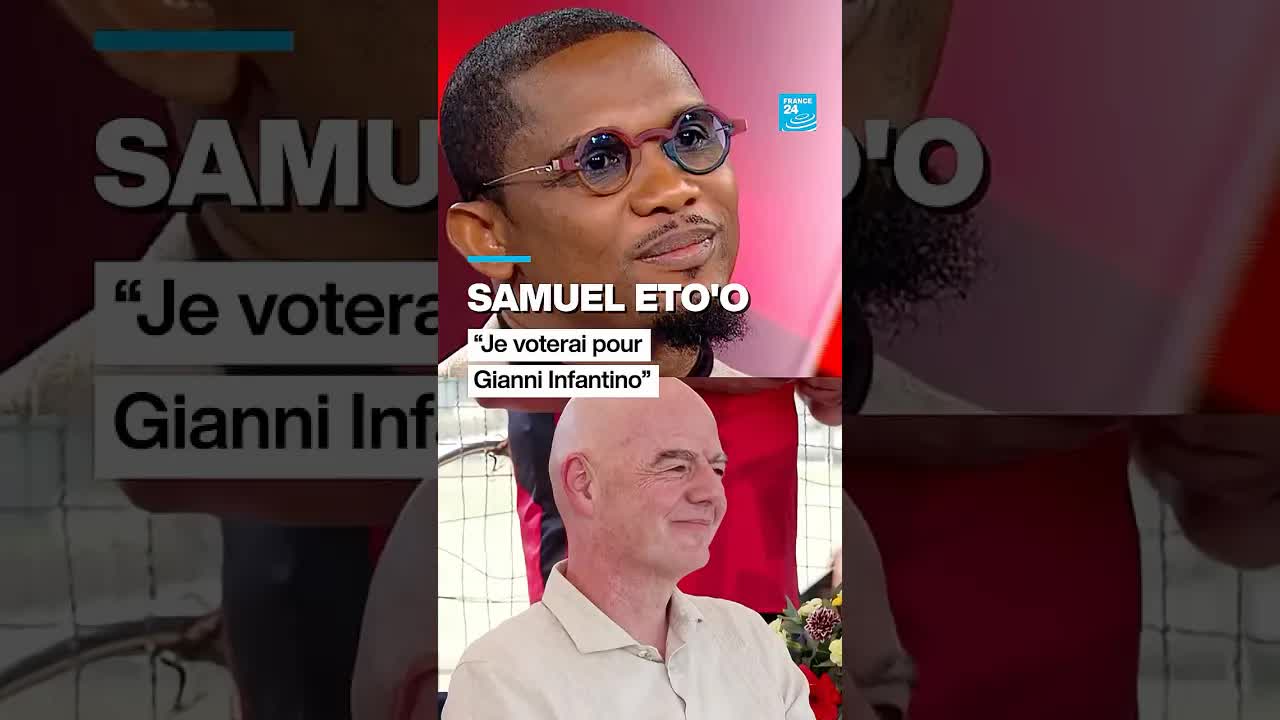 Samuel Eto'o soutient Gianni Infantino pour la FIFA