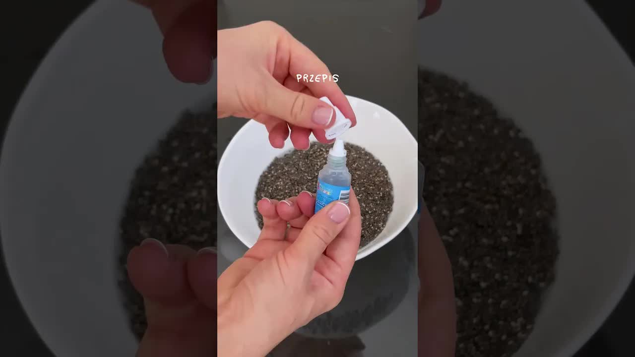 Bezpieczny slime z chia dla niemowląt