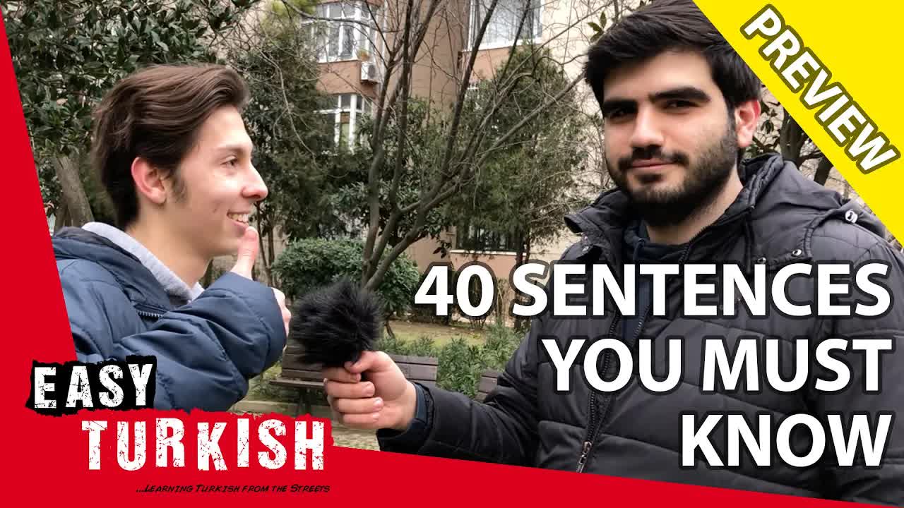 Türkçede mutlaka bilmeniz gereken 40 temel cümle