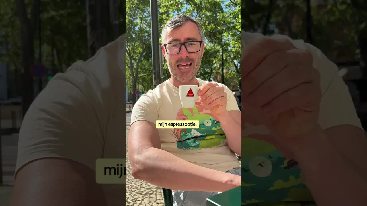 Mijn ochtendroutine met een espressootje