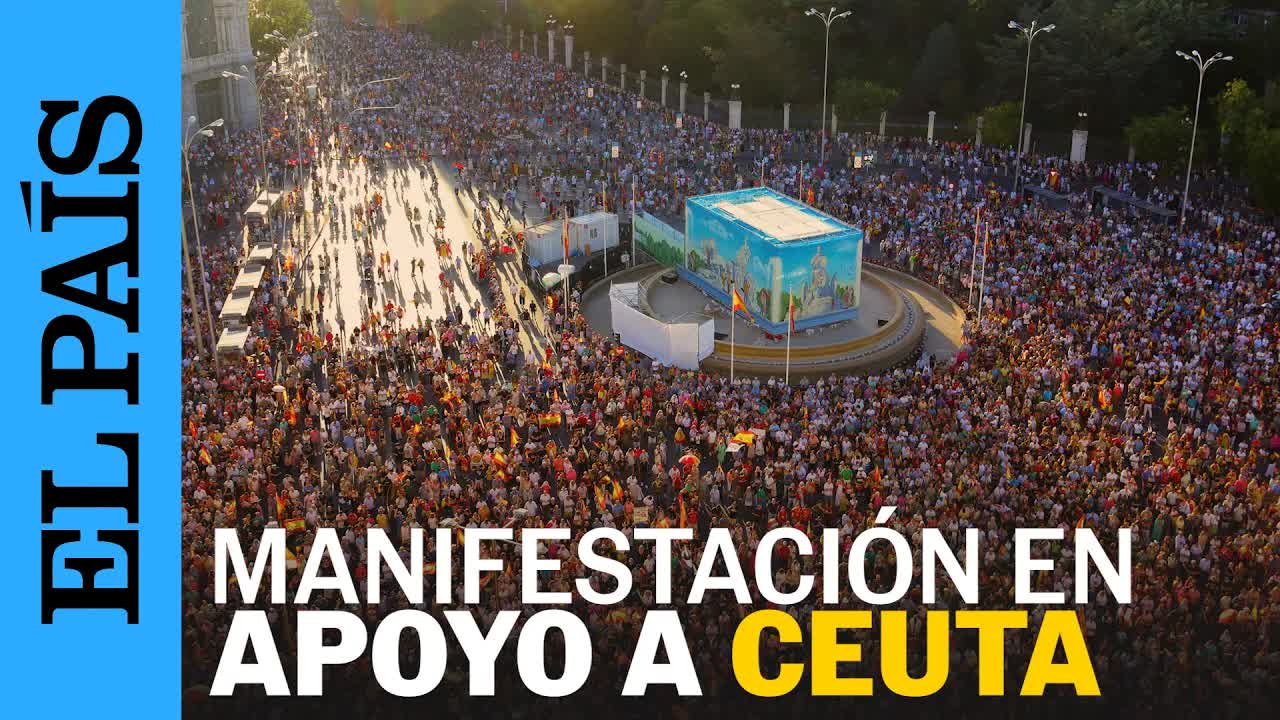 Protestas en España por crisis migratoria en Ceuta