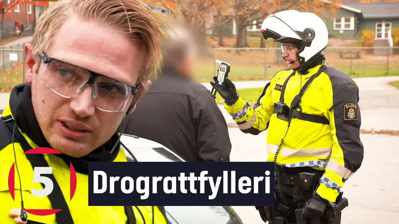 Polisen stoppar drogpåverkad förare och hastighetsöverträdare
