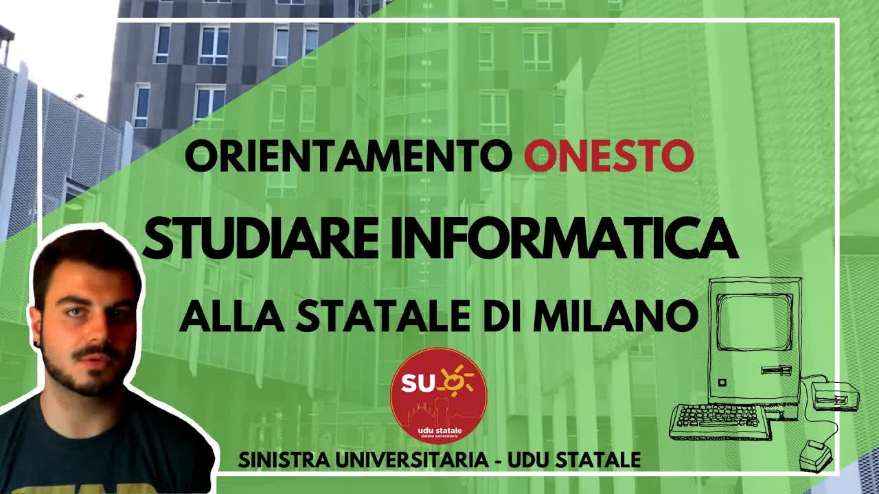 Esperienza studente informatica Università Statale Milano