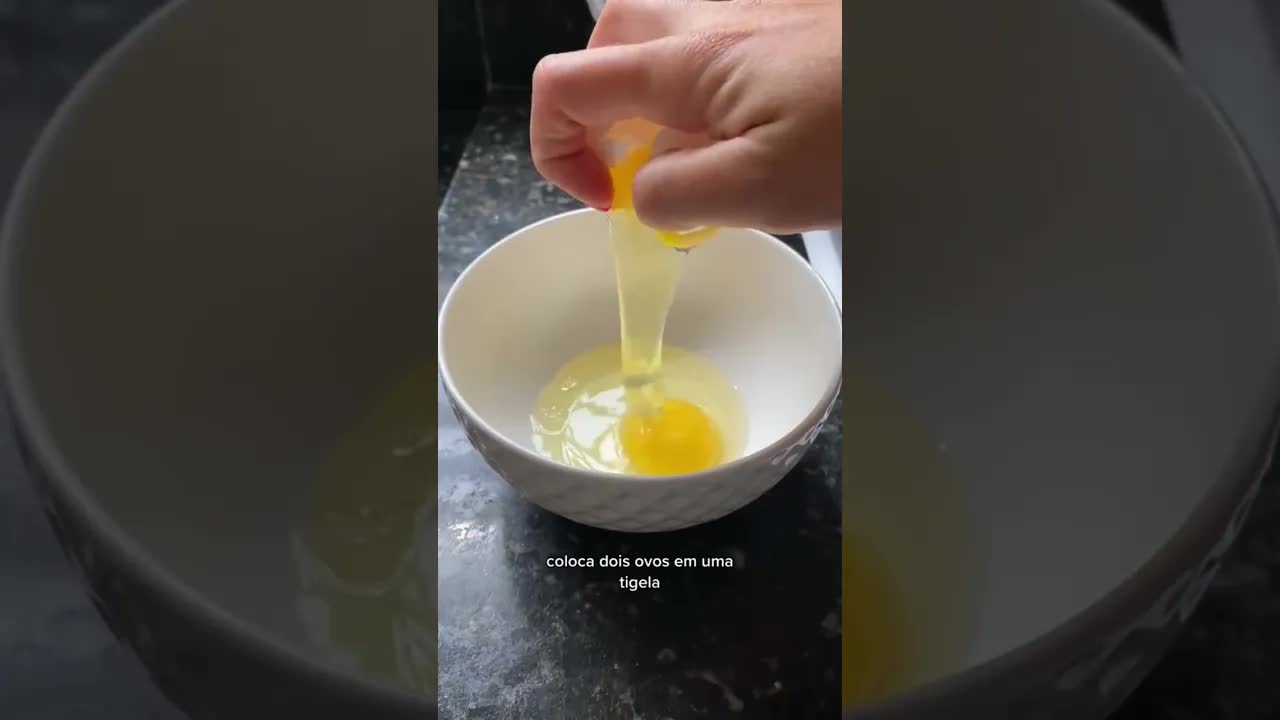 Lanche rápido de ovos em 5 minutos
