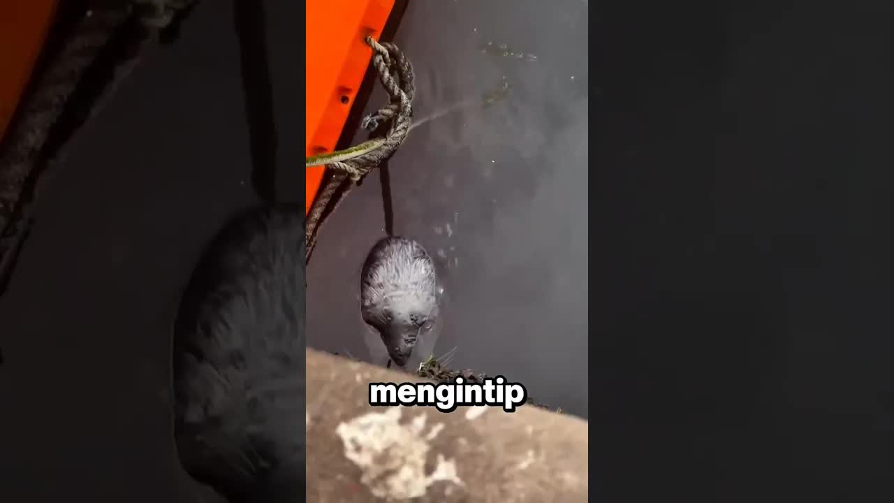 Singa Laut Teller di Dermaga: Jangan Dekati!