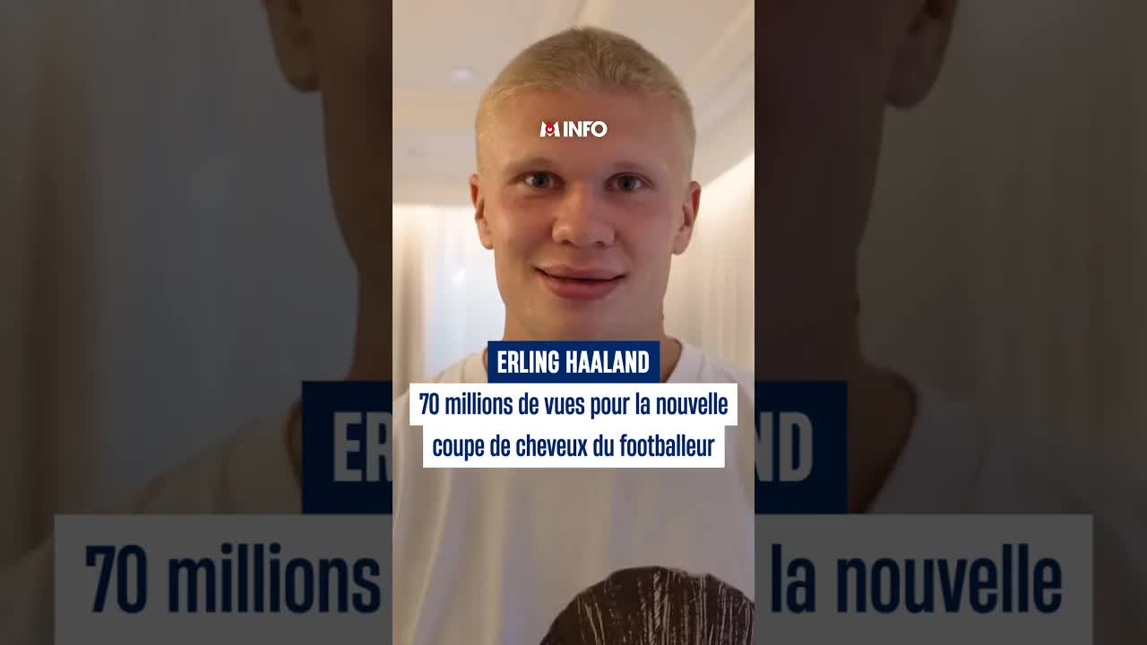 La nouvelle coupe de cheveux d'Erling Haaland fait le buzz