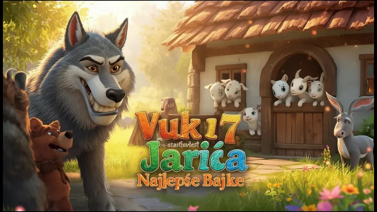 Vuk i sedam jarića: Priča za decu