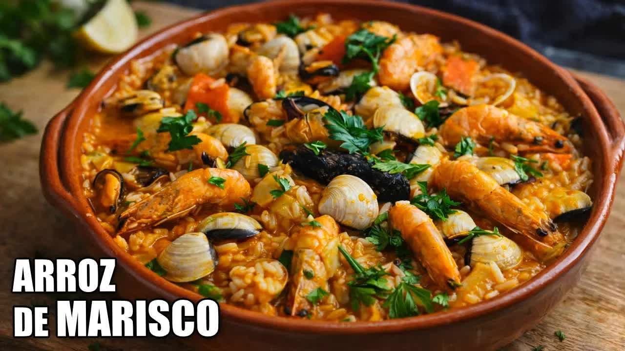 Arroz de marisco à portuguesa passo a passo