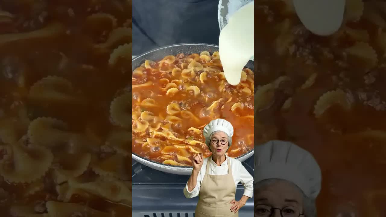 Macarrão Cremoso com Purê de Batata
