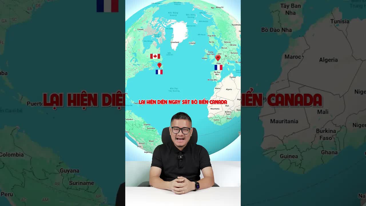 Pháp và Canada chỉ cách nhau 20 km?