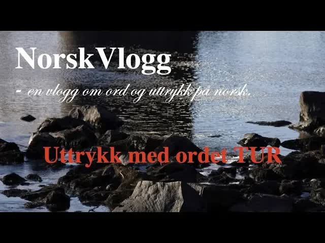 Lære ordet 'tur' i tur og orden