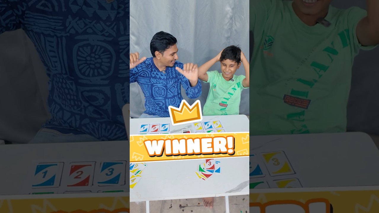 பிரானேஷ் மற்றும் அப்பா UNO எண் சவால்