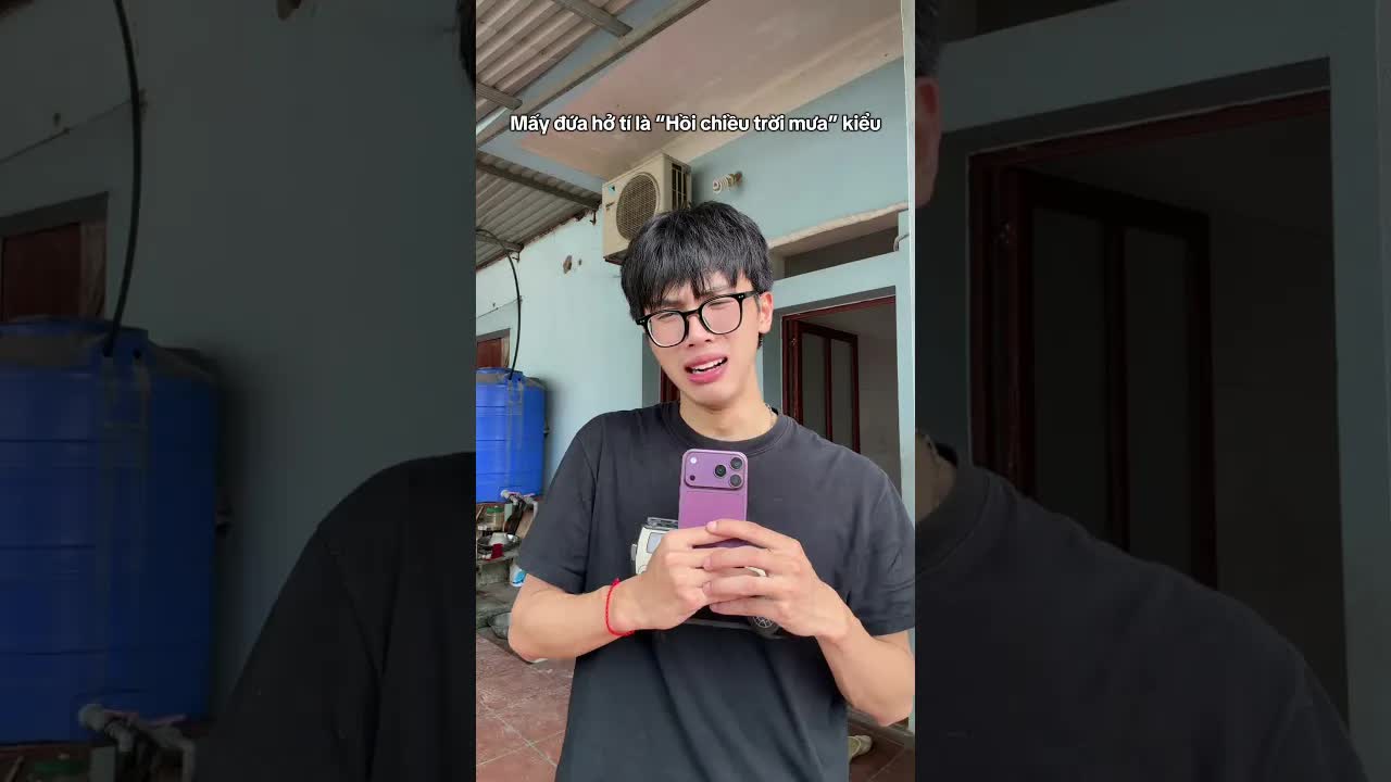 Huy và câu trả lời 'hồi chiều trời mưa'