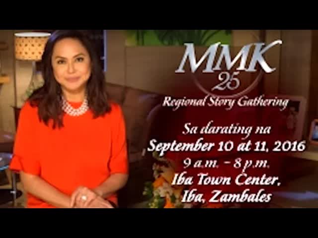 Imbitasyon sa MMK story gathering sa Zambales