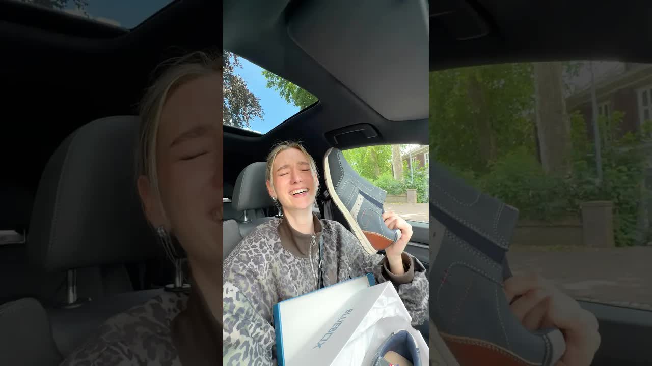 Lelijke schoenen gekocht voor Sam