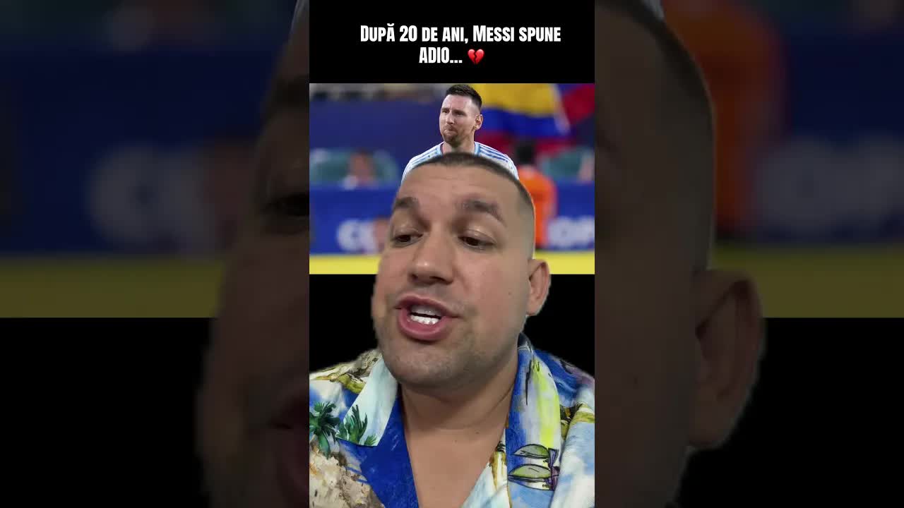 Messi anunță retragerea de la echipa națională