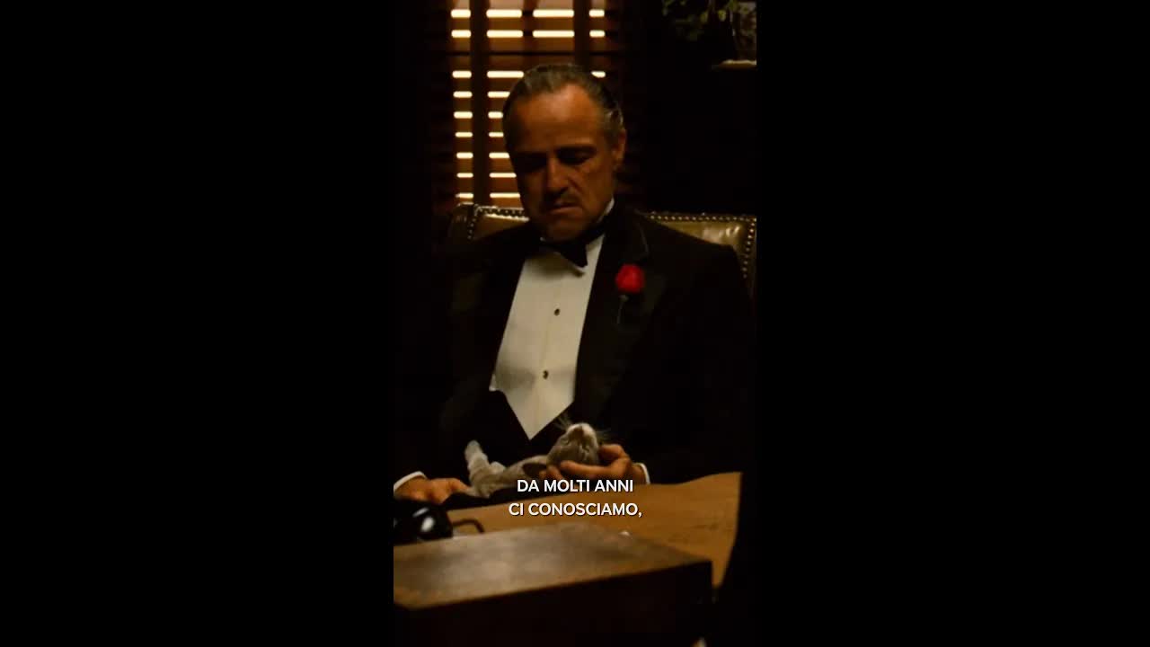 Don Corleone chiede rispetto e giustizia
