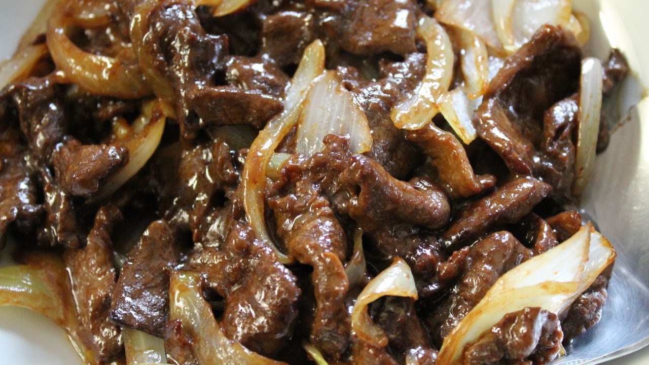 Recette facile de bœuf aux oignons chinois
