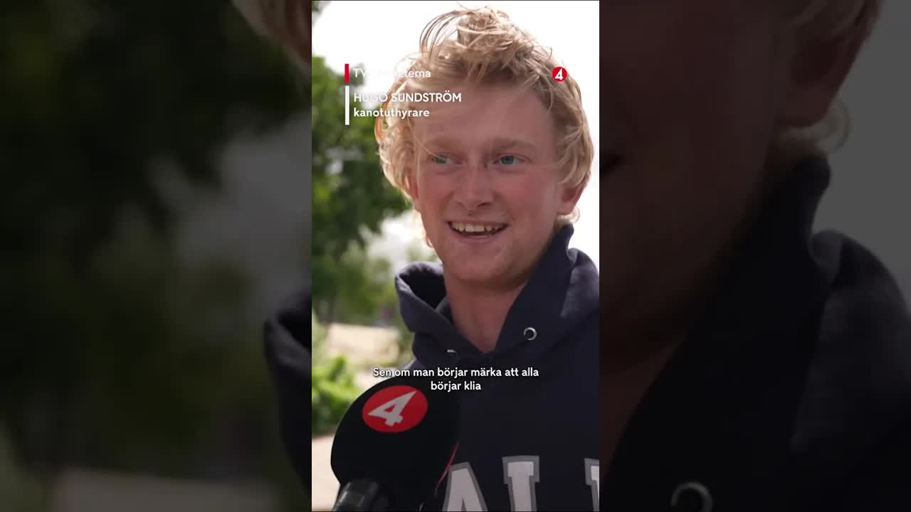 TV4-reporter badar i parasitvatten på Södermalm