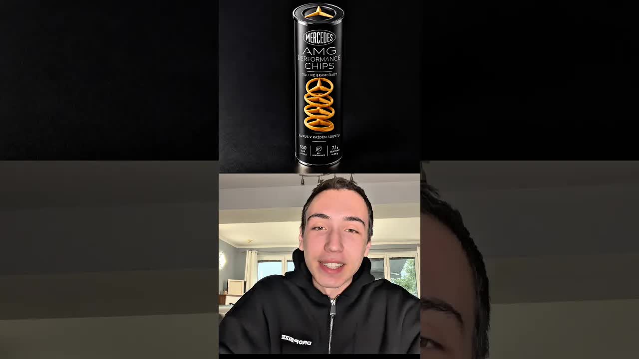 Mercedes by prodával čipsy? Vtipný koncept