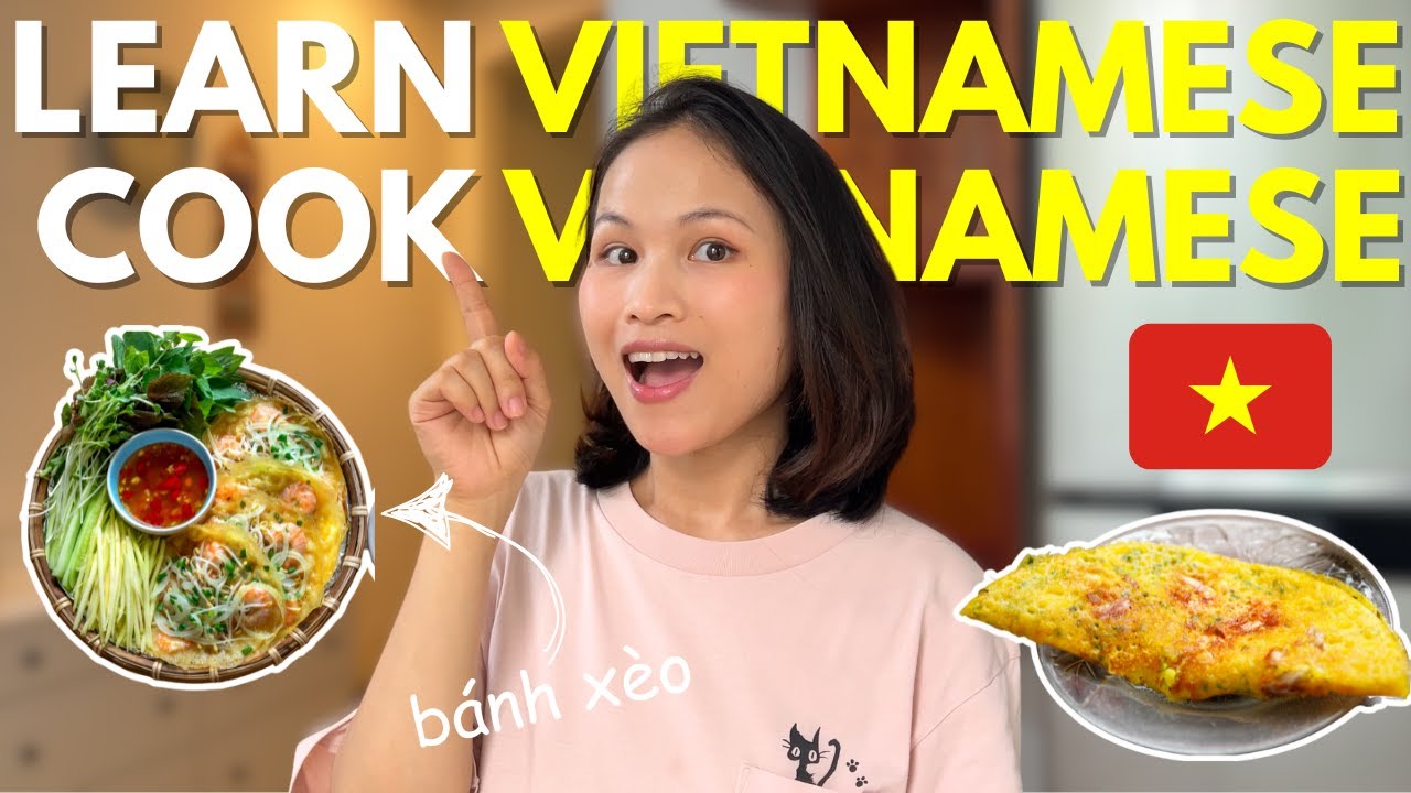 Cách làm bánh xèo giòn nhân thịt và tôm