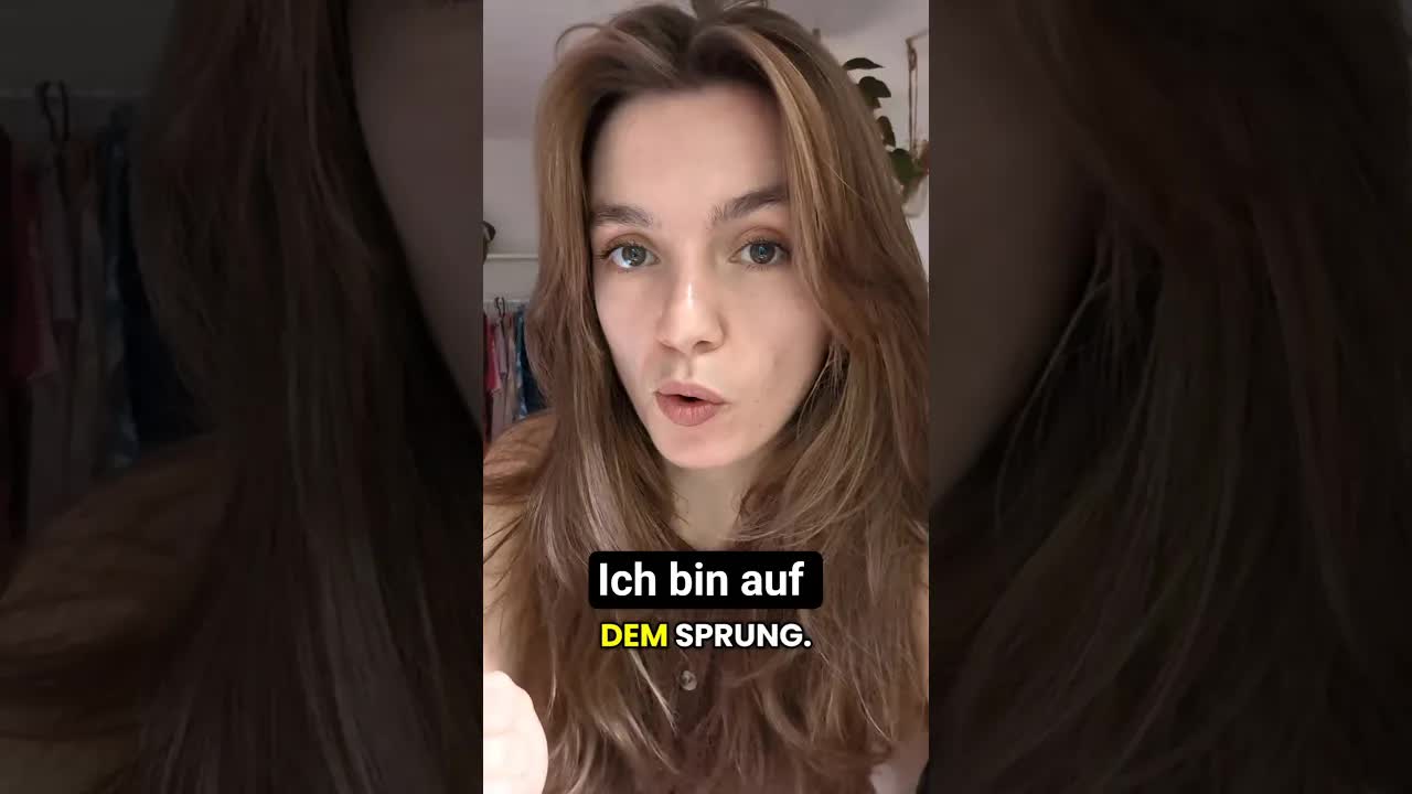 Auf dem Sprung sein: Eine deutsche Redewendung