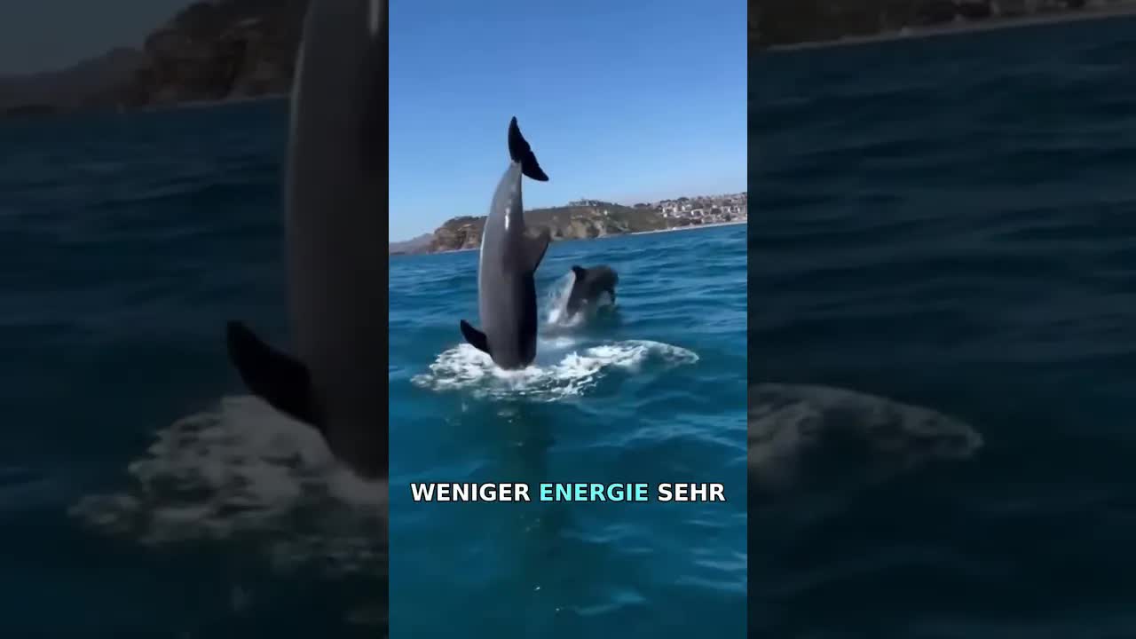 Warum Delfine vor Booten schwimmen