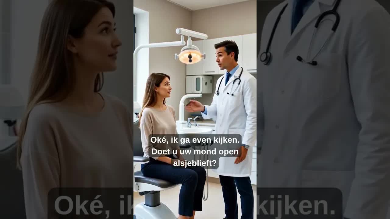 Gesprek bij de tandarts