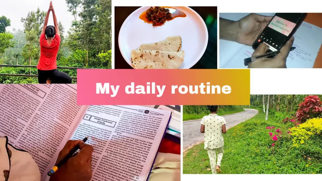 My Daily Routine as a Student