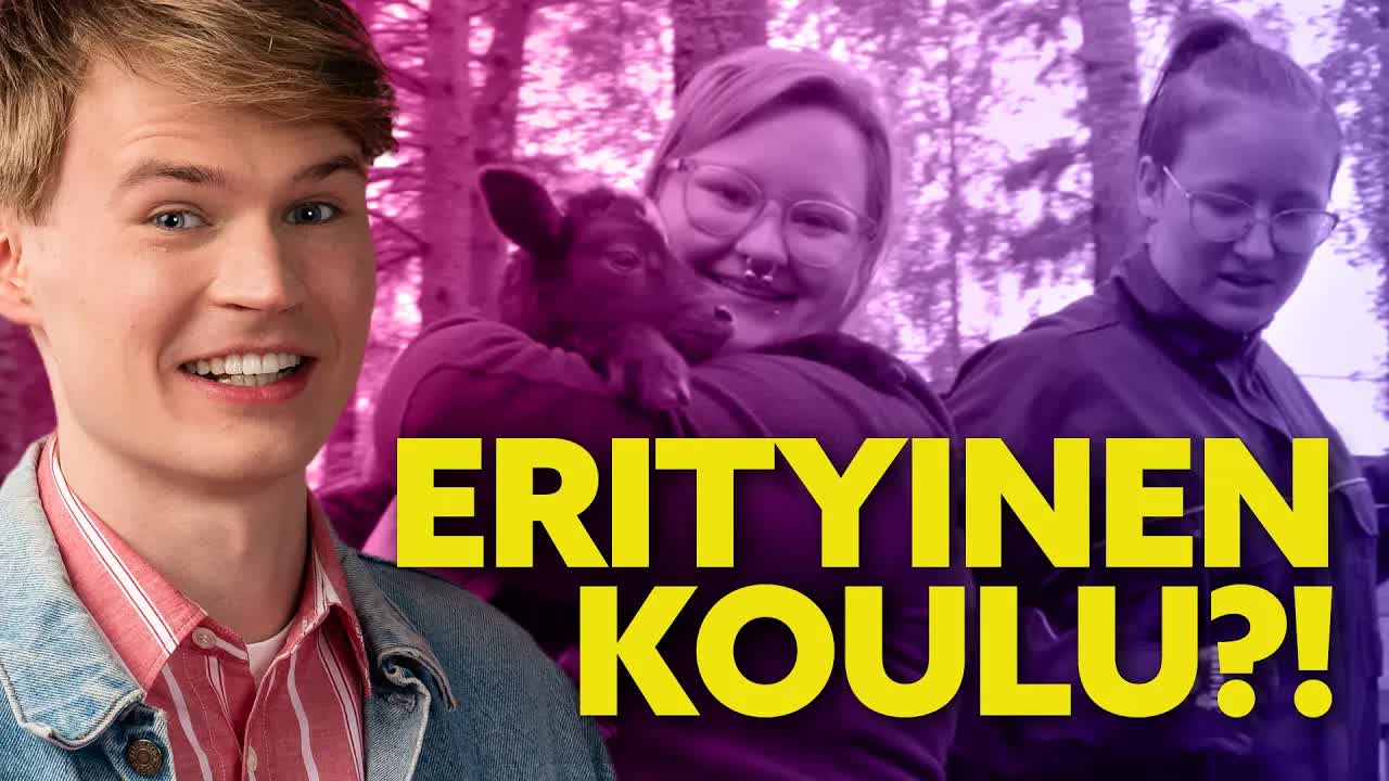 Erityisoppilaitoksessa opiskelemassa