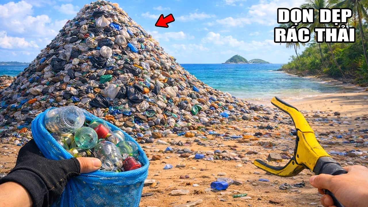 Chơi Game Dọn Rác Đảo Hoang Cực Khổ