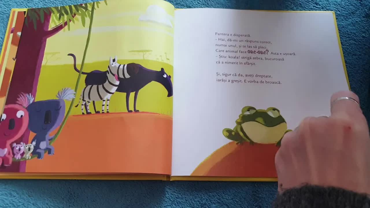 Zebra care nu voia să meargă la școală