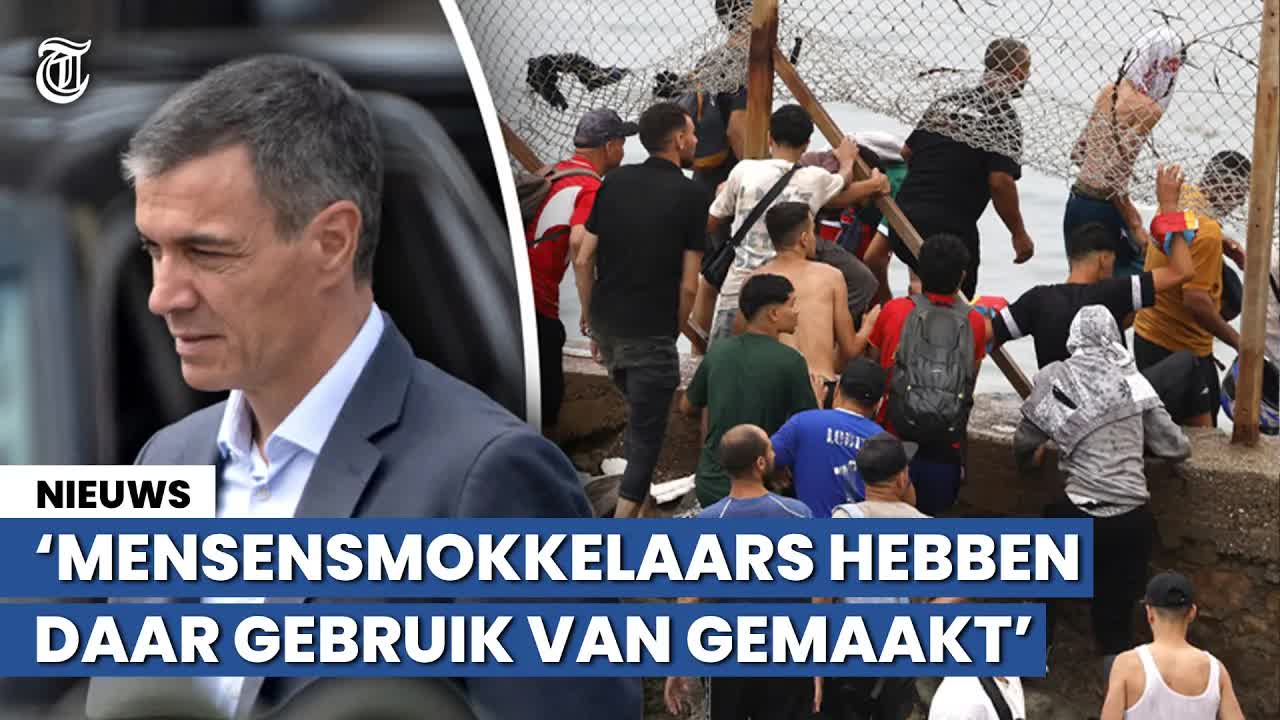 49.000 migranten bestormen Ceuta