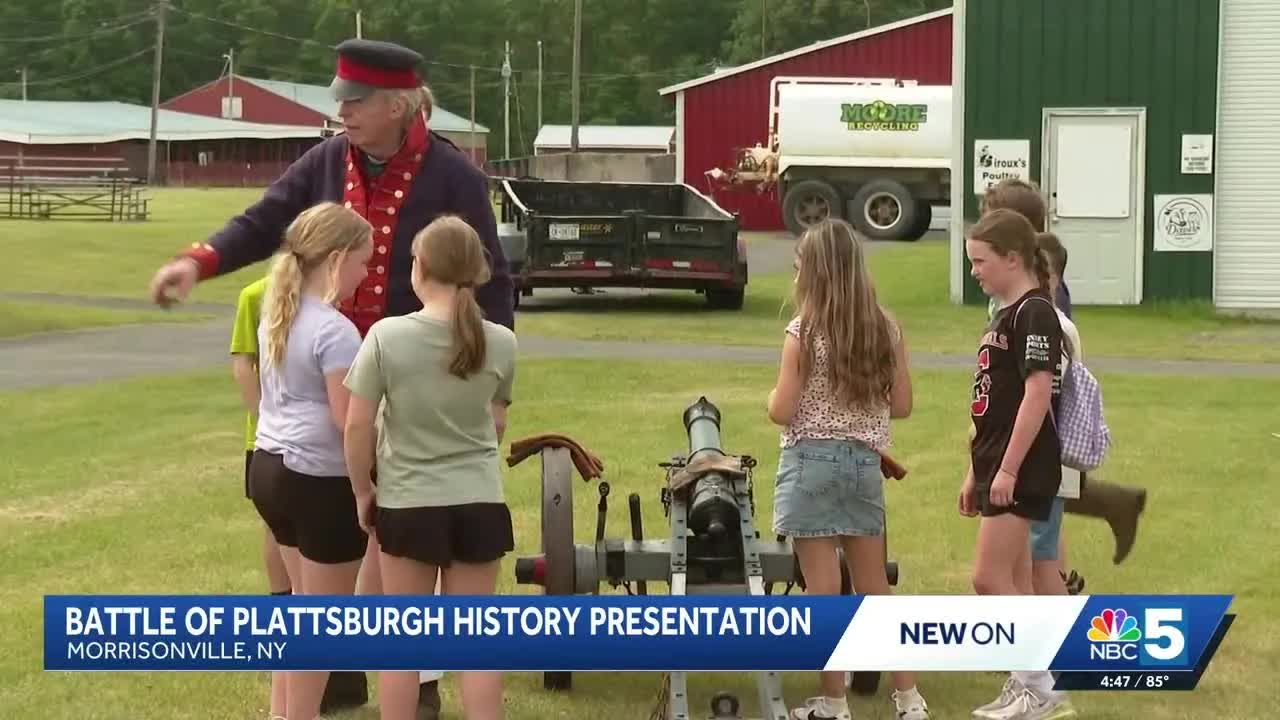 Fourth graders experience 1800s life at county fairgrounds
