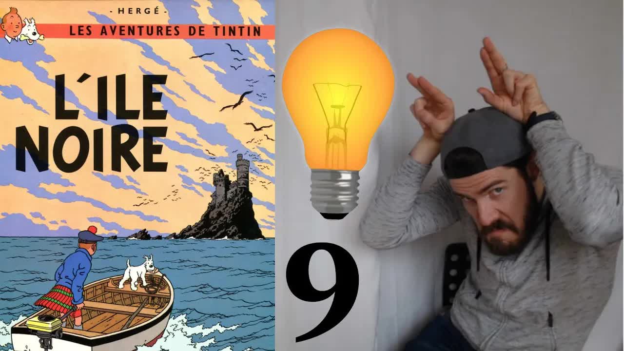 Tintin L'Île Noire : Page 9 expliquée
