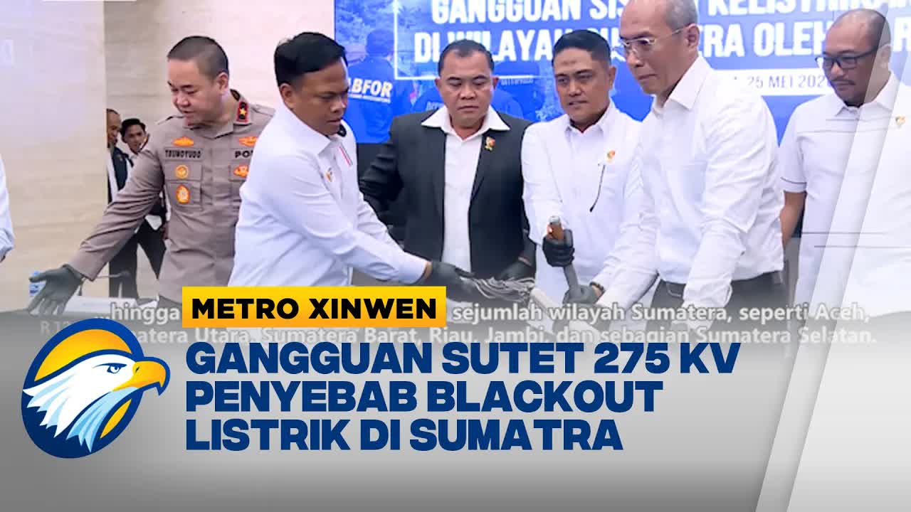 Cuaca buruk penyebab blackout listrik massal di Sumatra