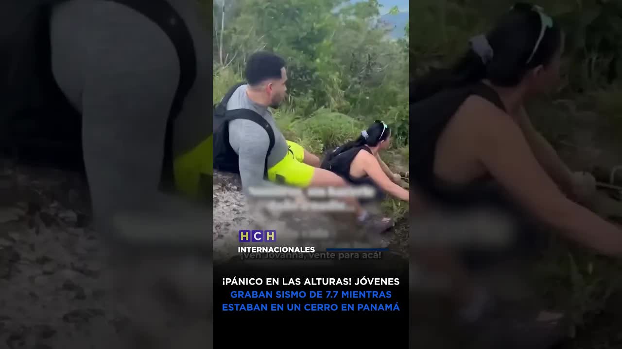 Pánico en las alturas durante el sismo de Panamá