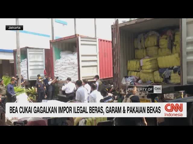 Bea Cukai Gagalkan Impor Ilegal Beras dan Garam