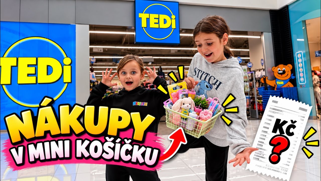 Nákup do mini košíčku s Vánocemi