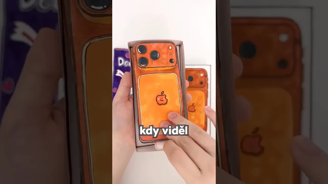 Umělkyně kreslí neuvěřitelný unboxing iPhone 17