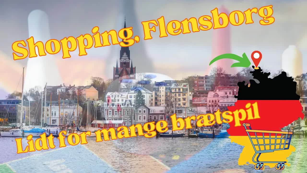 Shopping tur til Flensborg og brætspil jagt
