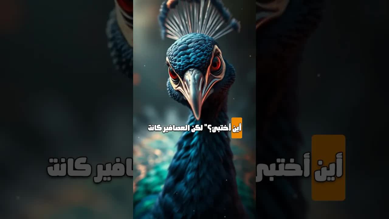 قصة الطاووس الذي أعمته الغرور