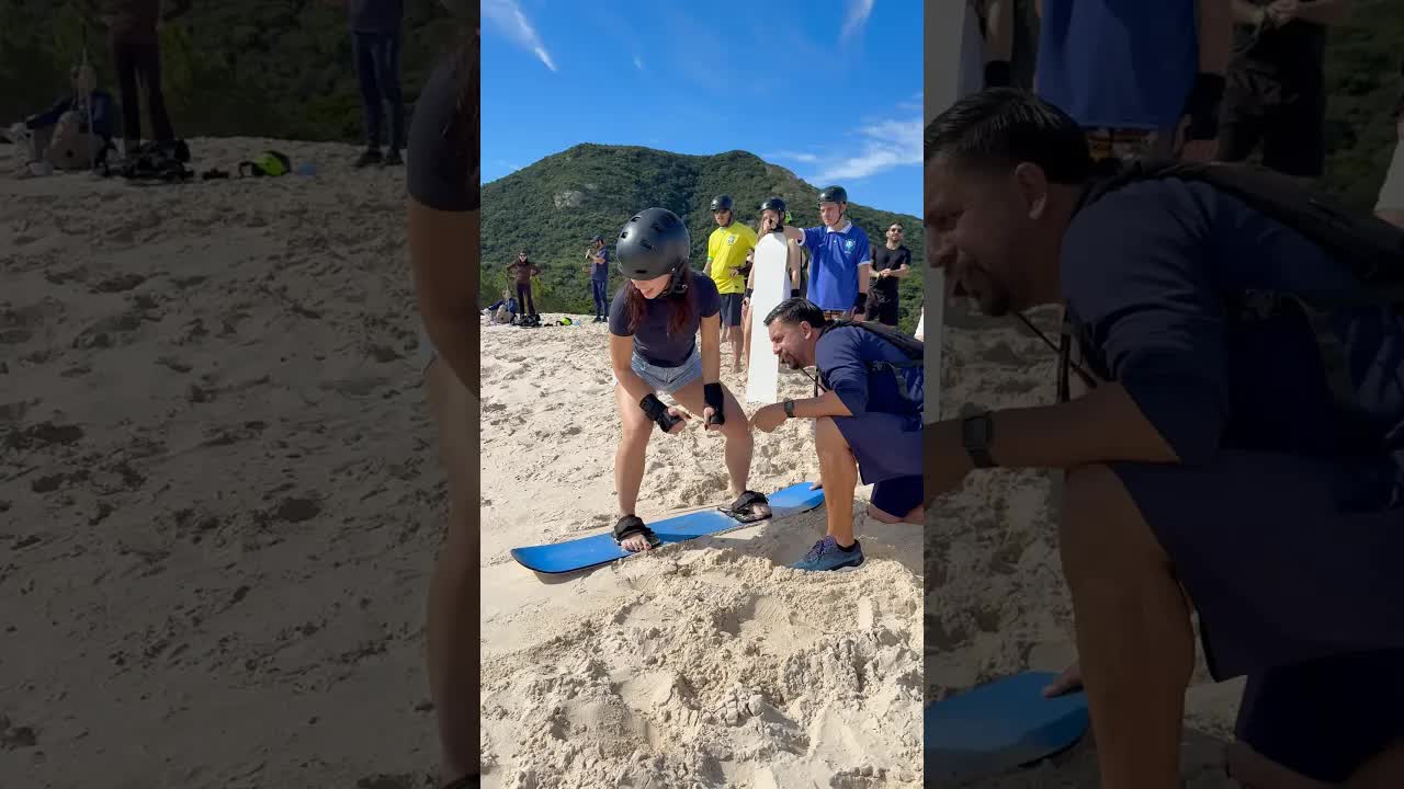 Luna tenta ficar em pé pela segunda vez